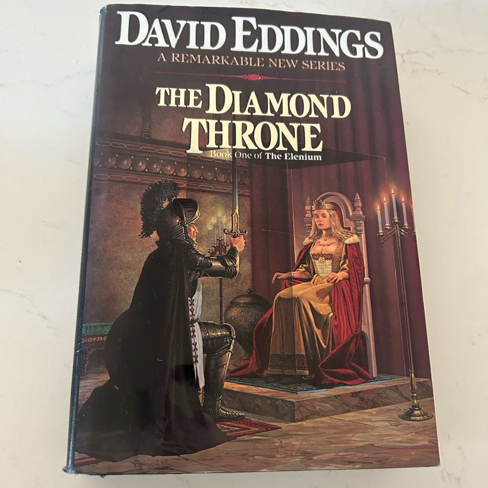 David Eddings. The Diamond Throne - First Edition 1989 - hardcover